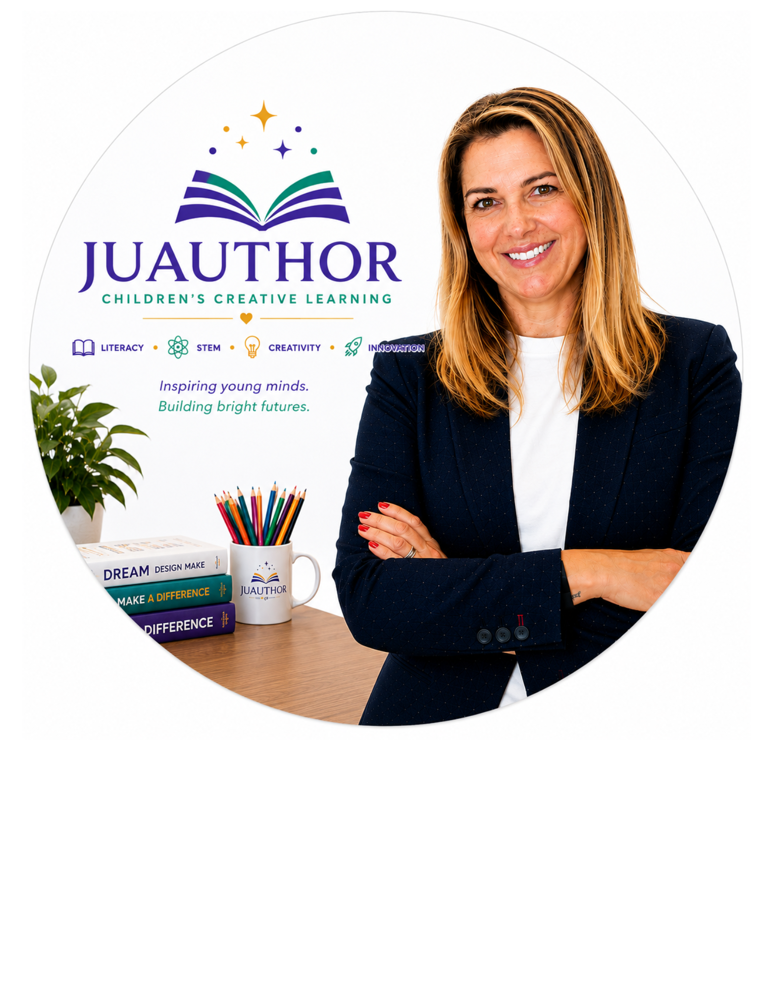 Juliana Ionescu, Founder and Executive Director of JUAUTHOR