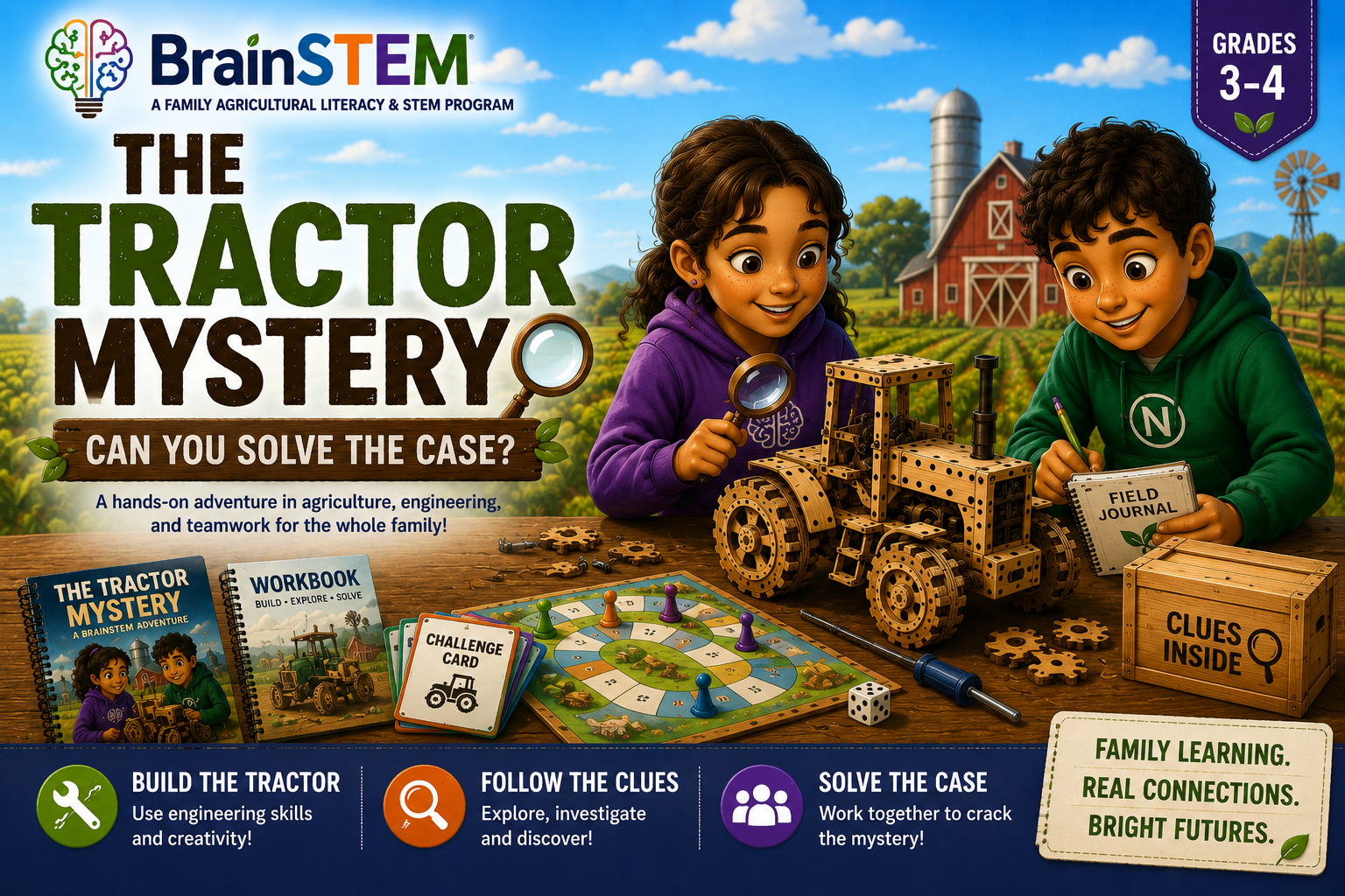 BrainSTEM: The Tractor Mystery original cover