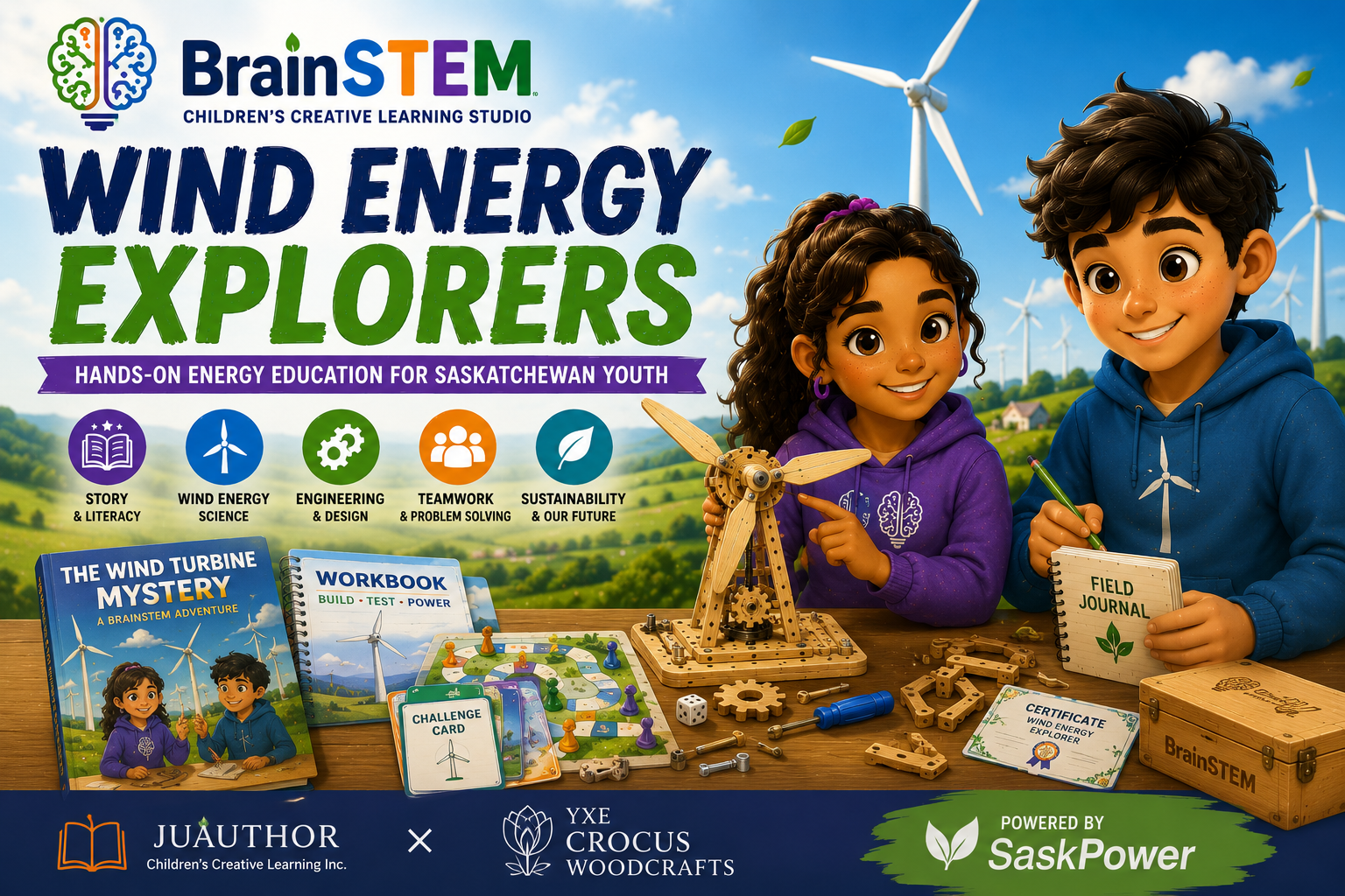 BrainSTEM: Wind Energy Explorers original cover